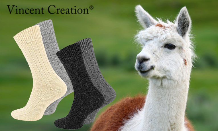 Κάλτσες Με Μαλλί Alpaca 2 Ζευγάρια Ζεστές & Κομψές