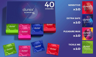 Durex Προφυλακτικά Surprise Me Variety Pack 40 Τεμ